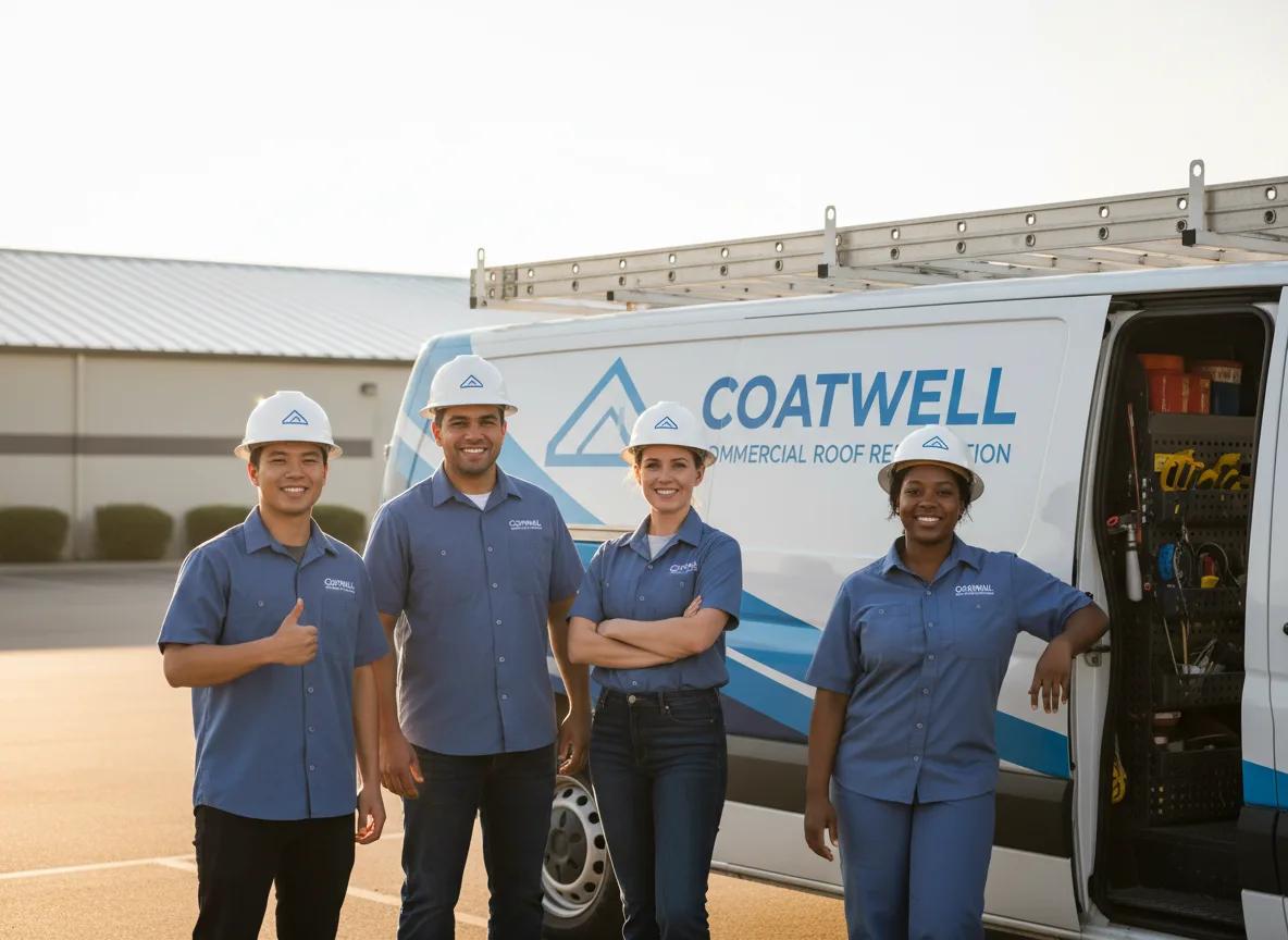 Commercial roof coating company in Gilbertsville, PA